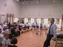 a staff consultation meeting